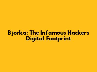 Bjorka: The Infamous Hacker's Digital Footprint
