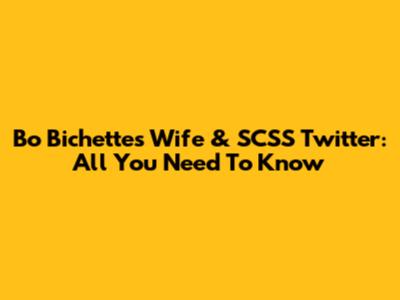 Bo Bichette's Wife & SCSS Twitter: All You Need To Know
