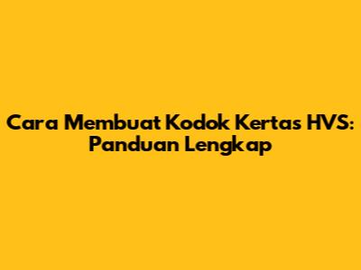Cara Membuat Kodok Kertas HVS: Panduan Lengkap