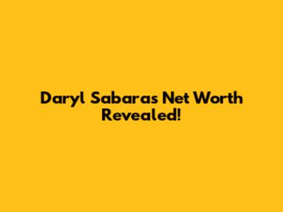 Daryl Sabara's Net Worth Revealed!