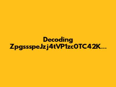 Decoding ZpgssspeJzj4tVP1zc0TC42K...