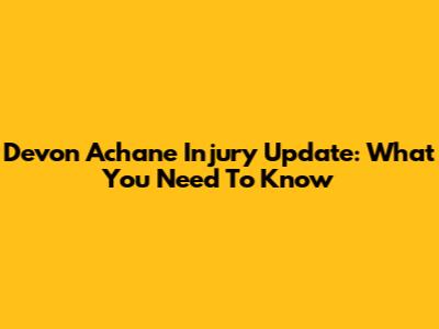 Devon Achane Injury Update: What You Need To Know