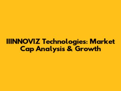 IIINNOVIZ Technologies: Market Cap Analysis & Growth