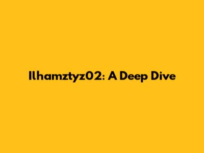 Ilhamztyz02: A Deep Dive