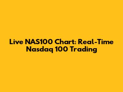 Live NAS100 Chart: Real-Time Nasdaq 100 Trading