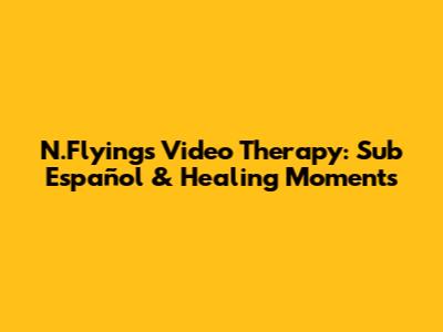N.Flying's Video Therapy: Sub Español & Healing Moments