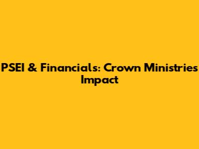 PSEI & Financials: Crown Ministries' Impact