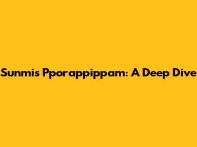 Sunmi's 'Pporappippam': A Deep Dive