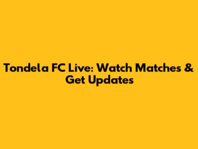 Tondela FC Live: Watch Matches & Get Updates